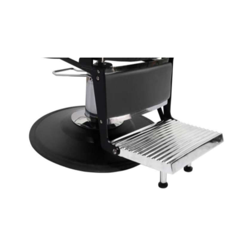 COOPER Fauteuil Barbier - Base Ronde - Repose-Pieds - Malys Equipements