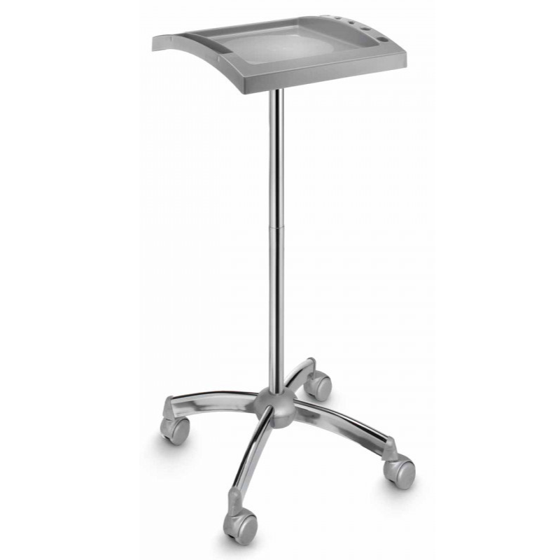 JOLLY INJECTION Chariot de Coloration - Gris métallisé - Mobilier de Coiffure - Meuble de Coiffure - Malys Equipements