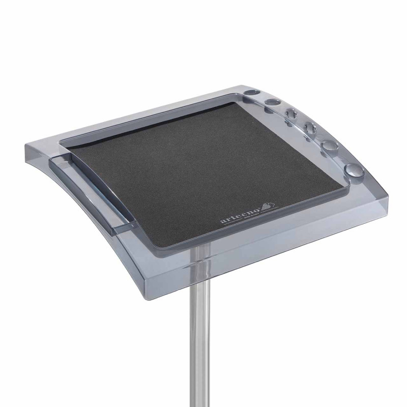 JOLLY INJECTION Chariot de Coloration - Tapis Anti-dérapant gris métallisé - Mobilier Coiffure - Meuble Coiffure - Malys Equipements