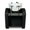 ROMA RELAX VIBROMASSAGE Bac Shampoing - mobilier salon de coiffure vu de derrière - vasque blanche - mobilier coiffure - meuble coiffure - malys equipements