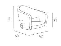 FRANKIE Fauteuil Coiffure