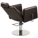 RAY Fauteuil Barbier et de Maquillage - marron dos allongé - Malys Equipements