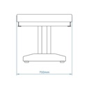 HERN Table de Massage et Soins Électrique côte