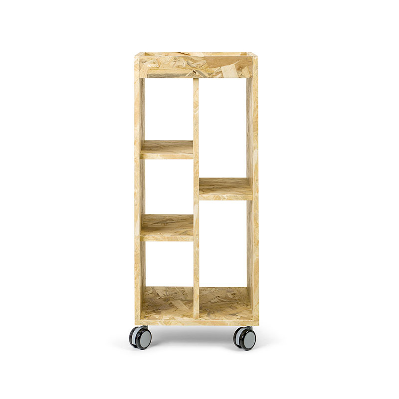 MENIR Chariot de coloration et de rangement - face - Malys Équipements