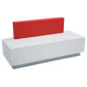 Divano attesa 3 posti CUBIKO