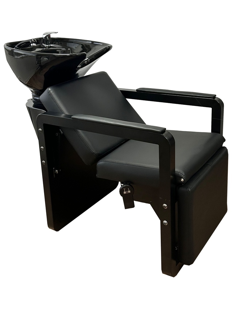 OSLO Shampoo Chair Electrical legrest - Black