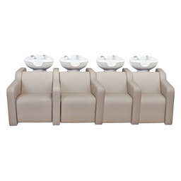  ALBA SOFA VIBROMASSAGE 4-Sitzer-Shampoo-Tablett 